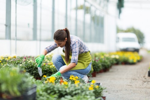 Trusted landscaping payment area with secure compliance and encryption